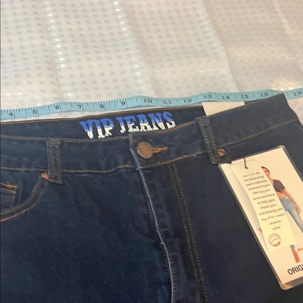 VIP Junior’s Dark Blue High Rise Jeans‎